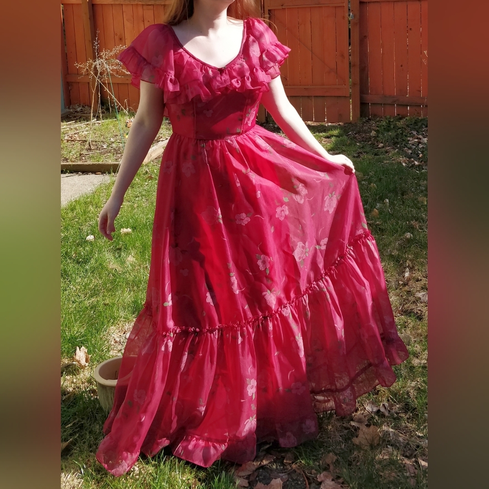 VINTAGE 70s Candi Jones Dress